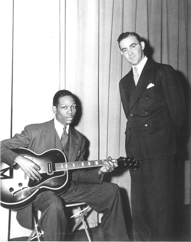 Charlie Christian and American jazz and swing musician Benny Goodman. (Provided)