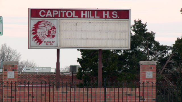 The OKC school board voted to dismiss the Redskins mascot at Capitol Hill HS. (Provided)